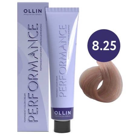 Hair carrier permanent cream, tone 8/25, light blond, purple-mahagonon, 60 ml