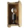 Bra Wootton, 1x40W, E27, Steel, Wood, Black, Brown