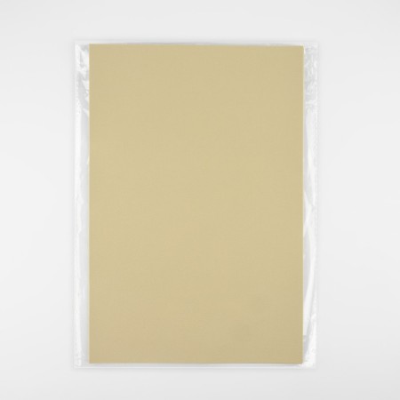Artificial leather, with an adhesive base, 20 × 30 cm, 0.5 mm, 3 pcs, milk color-5