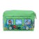 Penal soft, 1 compartment, 100 x 180 x 80 mm, voluminous "bus with dinosaurs" Green