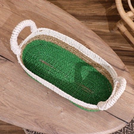 Basket wicker mix 35x20x20 cm-6