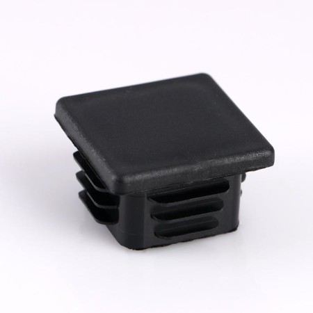 The internal plug is 40x40 mm, universal, black