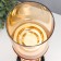 Summary metal, glass for 1 candle "Jaco" d-8.5 cm, gold 11.5x11.5x38.5 cm