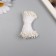 Stamens for artificial flowers gloss "risinki" White mother pearl length 6 cm set 360 pcs 1070521