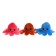 Soft toy-transformer "Osminog-Peresysh", 7 cm, on a key fabric, shifting, mix color