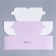 Capley box, confectionery packaging with a window, 2 cells, “wreath”, 16 x 10 x 10 cm