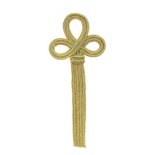 Woven jewelry, length 14 cm, in the set 10 pcs., Color yellow gold
