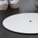 The cake substrate with a hole, d = 24 cm, h = 0.3 cm, the diameter of the hole 1 cm