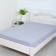Bishop on the elastic band ATRA 140x200x20, Gloris Gray Clot 120g/m, HL100%