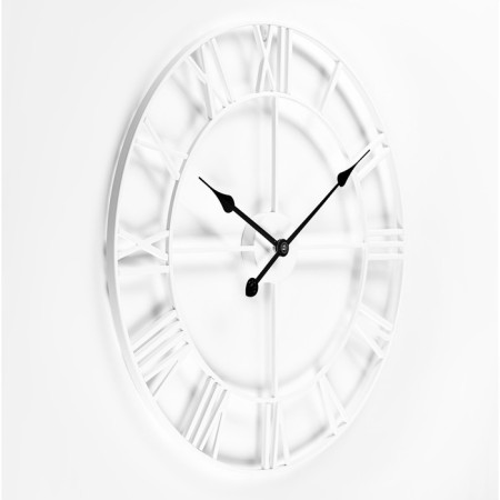 Watch walls, series: loft, smooth move, D-60 cm, white-1