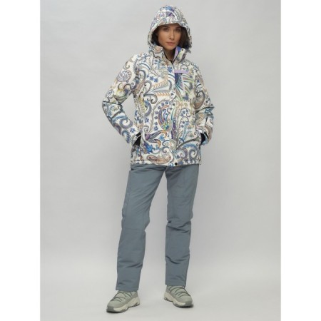 Ski costume is female, size 42, colorful color-26