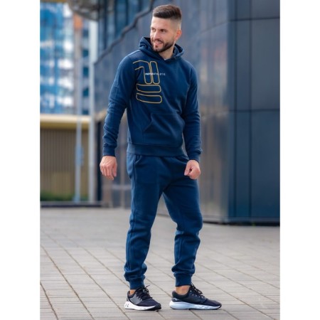 Sports costume men's ise, size 52, dark blue color-2