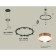 Suspended Ambrella Light, XR92051803, GX53 LED 12 W, Black sand color, pink gold
