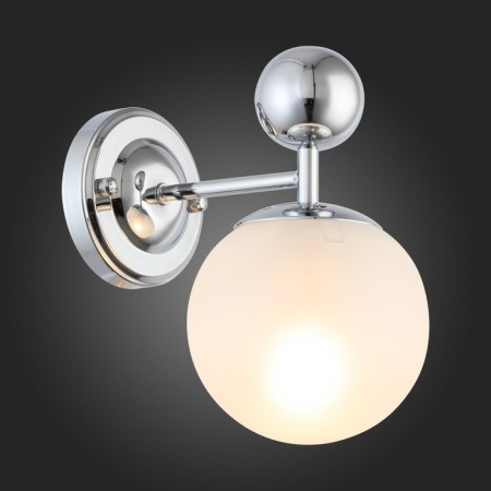 Wall lamp EVOLUCE. Sle106101-01. Pechio. 1x60 watts, E27, 13x20 cm, chromium color-2