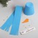 New Year's carnival set "Snowman", 3 subjects: bucket, scarf, nose, blue, for the New Year
