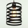 Lamp Bayerlux 2462/1 E27 40W Black 18x18x20-120 cm