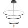 Chandelier 2685/3 LED 170W 3000-6000K black and gold 80x80x40 cm Bayerlux