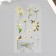 Stickers plastic "chamomile" set of 6 sheets 10x18 cm