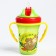 Drunker - children's impotion with silicone tube "My Teddy Bear", 240 ml., With handles, green color