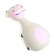 Power Toy for Dogs "Cow-Kugya", 14 cm, white/pink