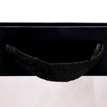 Gift package, with a window, 30 x 20 x 16 cm, black-3