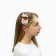 Hair clip with sparkles, 2 pcs, 5.5 cm, butterflies, cold heart
