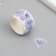 Stick Paper "Lilac flowers" d = 2 cm 100 pcs in a roll 3.5x2.5 cm