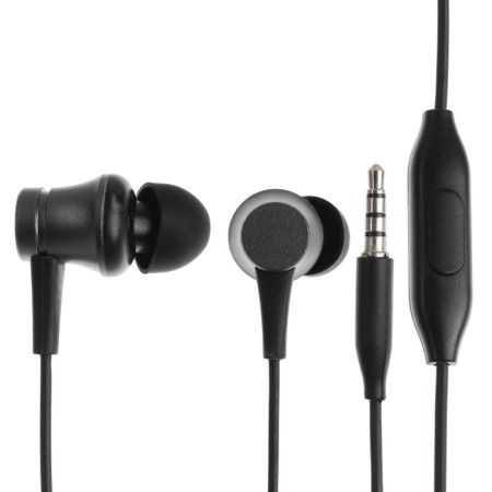 Headphones CB-53, wired, vacuum, microphone, 1 m, jack 3.5 mm, black