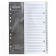 A set of A4 Office-2000 sheets, digital 1-31, gray, plastic 120 μm