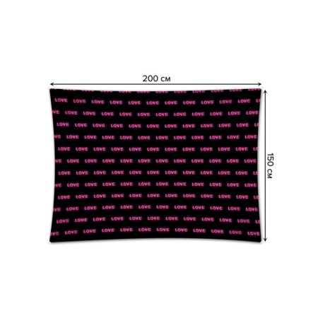 Decorative panel with photo printing "Love", horizontal, size 150x200 cm-1
