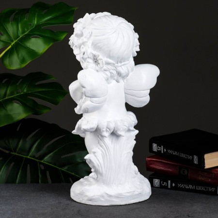 Figure "Fairy standing" 12x22x43cm white-2