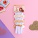 Hair gum "Tenderness" (set 6 pcs) butterfly, 2 cm, white