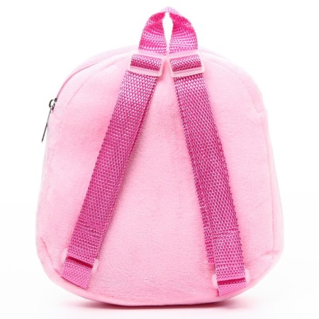 Blue backpack on a zipper, with a pocket, 19 x 22 cm "Kita Marie", cats aristocrats-1