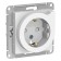 SE SE AtlasDesign, 16 A, 250 V, built -in, with salary, curtains, IP20, white, Atn000147