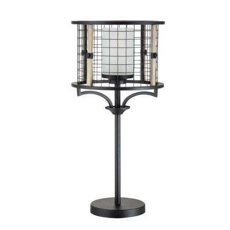 TECHNOL Lamp Indigo, 10014/1t Black. 1x40W, e27, 300x300x620 mm, matte white color-1