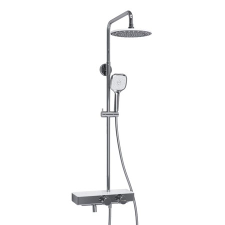 The shower system Wasserkraft a113.067.065.ch Thermo, tropical shower, thermostat, chrome