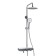 The shower system Wasserkraft a113.067.065.ch Thermo, tropical shower, thermostat, chrome