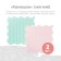 Modular massage rug orthodon, set No. 2 "Baby" pastel colors
