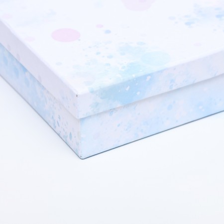 Square Gift box "Sky", 13.5 x 13.5 x 5 cm-4