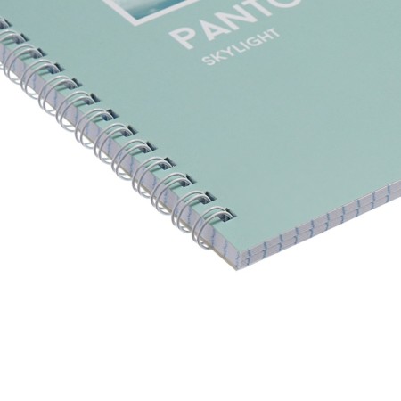 A4 notebook, 60 sheets in a cage on the crest "sky", cover coated cardboard, matte lamination, block 60g/m2-2