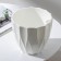 Kashpo for flowers with an insert "flute", 3 l, white color