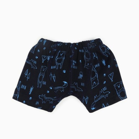 Coward cowards for a boy, dark blue/animals, height 104-110 cm