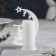 Luna Climber Metal for one candle, 7.1x10.8x14.7 cm, white