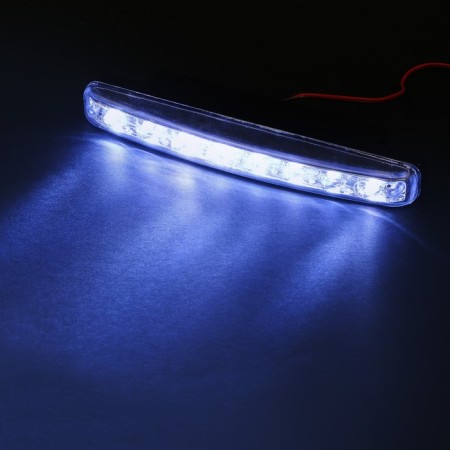 SkyWay's daytime running lights, 8 diodes, Safety, 55 x 40 x 15 mm, set 2 pcs-1