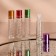 Window bottle for perfume "Weaving", with a roller, 5 ml, color mix