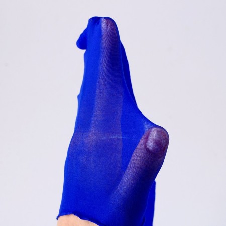 Kapron for dolls and flowers, set 4 pcs., Size 1 pc. - 45 × 6 cm, blue color-6