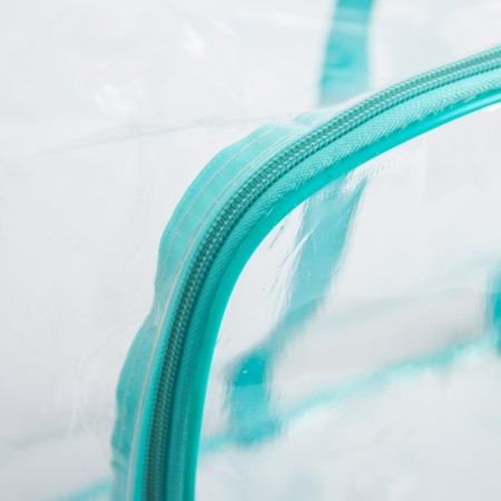 Set of bag in the hospital and cosmetic bag "feathers"-3