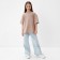 T -shirt Children's Minaku: Basic Line Kids beige color, height 152 cm