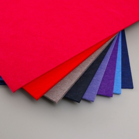 A set of hard felt "Astra" (8 pcs) Assorted, 3 mm, 450 g, 20x30 cm-1