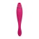 Jos Danvi vibrator with vacuum-wave stimulation, silicone, 21.5 cm, pink color